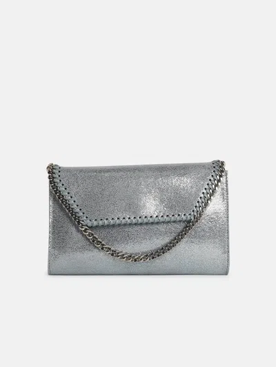 Stella Mccartney 'mini Falabella' Light Blue Vegan Leather Crossbody Bag