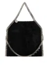 Stella Mccartney Mini Handbag With Chain Strap And Metal Hardware In Black