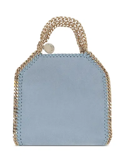 Stella Mccartney Mini Falabella Tote Bag In Duck Blue