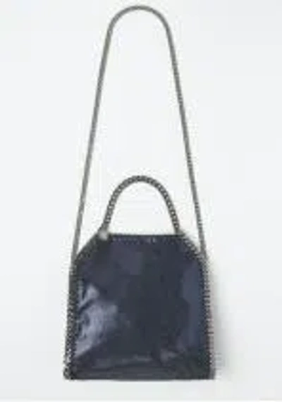 Stella Mccartney Mini Falabella Tote Bag In Blue
