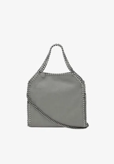 Stella Mccartney Mini Falabella Tote Bag In Gray