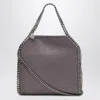 Stella Mccartney Mini Falabella Tote Bag In Bark In Gray