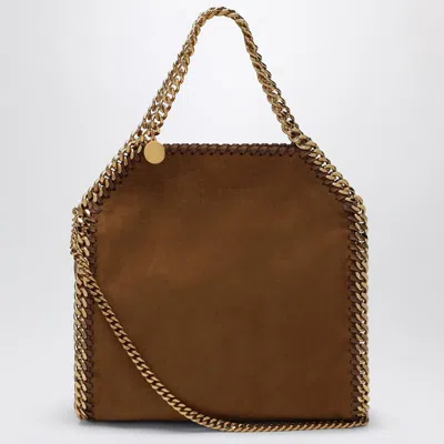 Stella Mccartney Mini Falabella Tote Bag In Brandy Colour