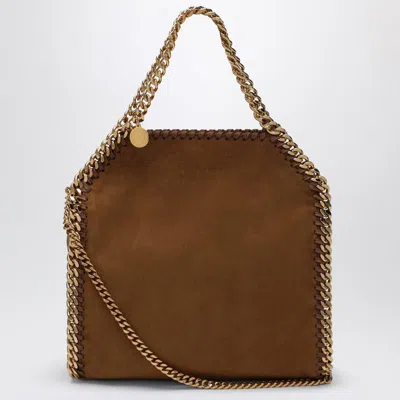Stella Mccartney Mini Falabella Tote Bag In Brandy Colour