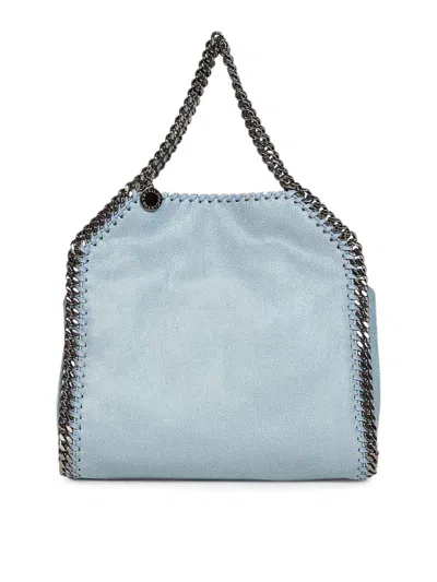 Stella Mccartney Mini Falabella Tote Bag In Light Blue