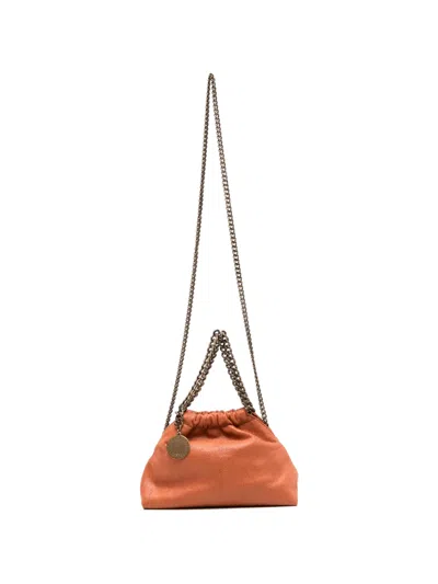 Stella Mccartney Mini Falabella Tote Bag In Orange