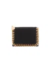 Stella Mccartney Mini Falabella Wallet In Black