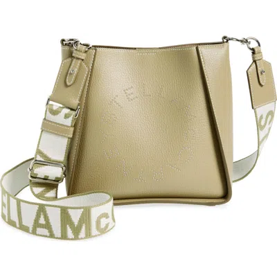 Stella Mccartney Mini Faux Leather Crossbody Bag In 9809 - Bamboo