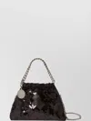 Stella Mccartney Mini Handbag With Sequins And Chain
