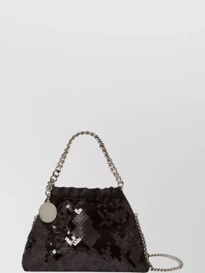 Stella Mccartney Mini Handbag With Sequins And Chain