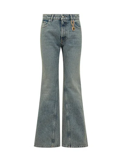 Stella Mccartney Mini High-waisted Denim Jeans In Blue