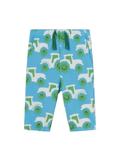 Stella Mccartney Mini Joggers For Boys In Blue