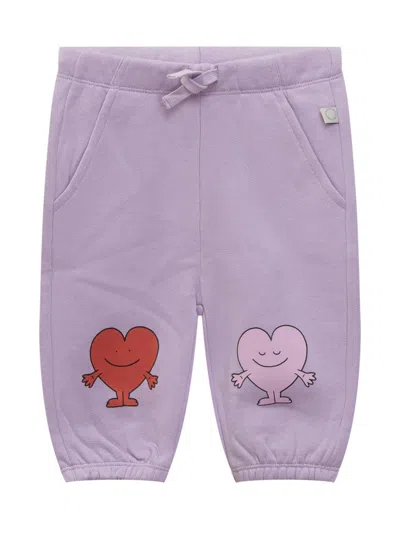 Stella Mccartney Mini Joggers For Kids In Purple