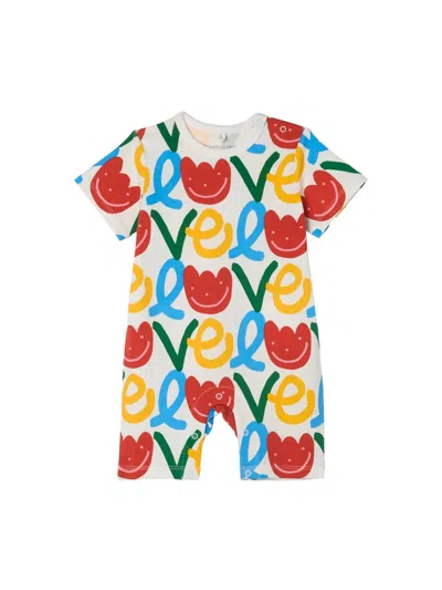 Stella Mccartney Mini Jumpsuit For Girls In Multicolour