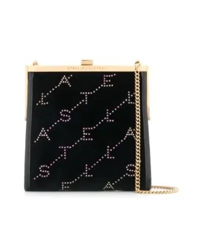 Stella Mccartney Mini Logo Printing Woc In Black