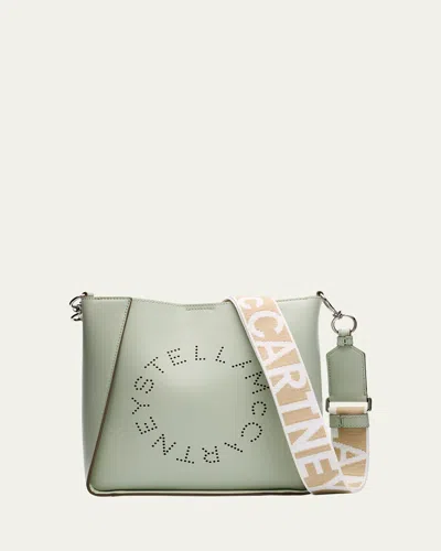 Stella Mccartney Mini Logo Vegan Leather Bucket Crossbody Bag