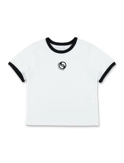 Stella Mccartney Mini Playful Graphic T-shirt For Girls In White