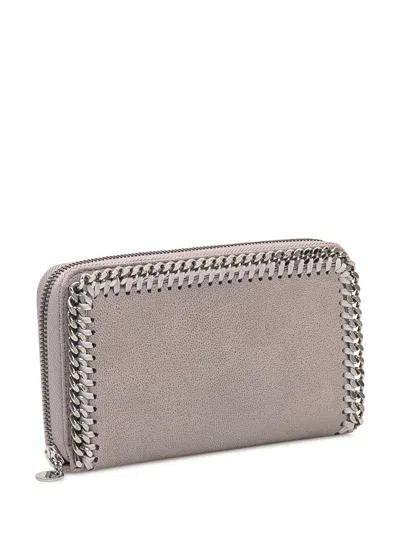 Stella Mccartney Mini Portasheet Wallet In Light Grey