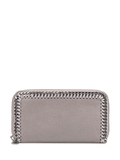 Stella Mccartney Mini Portasheet Wallet In Light Grey