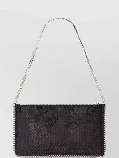 Stella Mccartney Mini Pouch With Chain Strap And Sequins