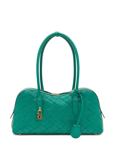 Stella Mccartney Mini Randoff Med Handbag In Green