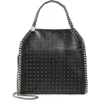 Stella Mccartney Falabella Studded Chain-trim Vegan Leather Tote Bag In Black