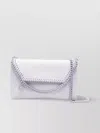 Stella Mccartney Mini Shaggy Deer Crossbody With Tonal Chain