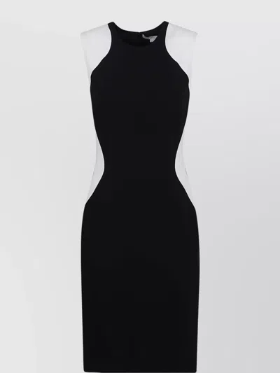 Stella Mccartney Mini Sheath Dress In Black And White