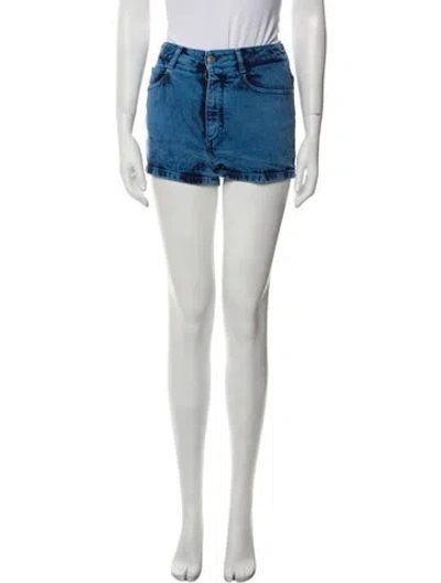 Pre-owned Stella Mccartney Mini Shorts In Blue