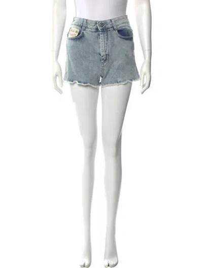 Pre-owned Stella Mccartney Mini Shorts In Blue