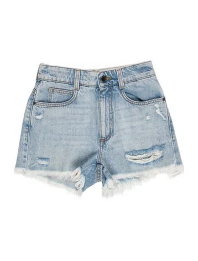 Pre-owned Stella Mccartney Mini Shorts In Blue