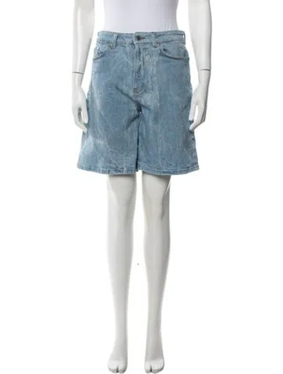 Pre-owned Stella Mccartney Mini Shorts In Blue