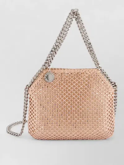 Stella Mccartney Mini Shoulder Bag Braided Chain In Multi