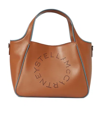 Stella Mccartney Mini Shoulder Bag In Brown