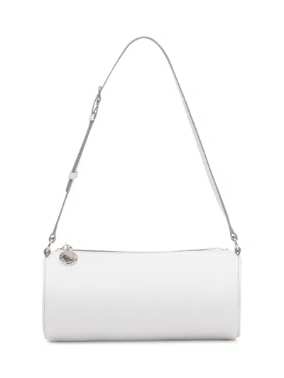 Stella Mccartney Mini Shoulder Bag With Bracelet Strap In White