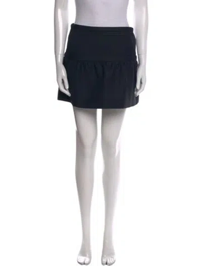 Pre-owned Stella Mccartney Mini Skirt In Black