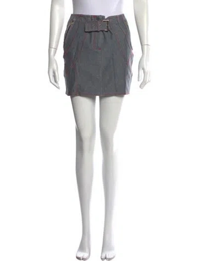 Pre-owned Stella Mccartney Mini Skirt In Blue