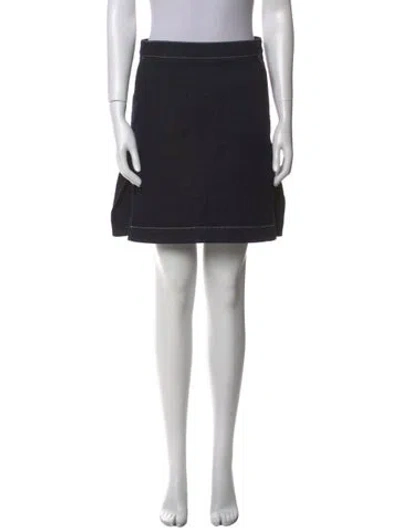 Pre-owned Stella Mccartney Mini Skirt In Blue