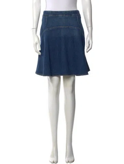 Pre-owned Stella Mccartney Mini Skirt In Blue