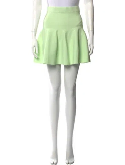 Pre-owned Stella Mccartney Mini Skirt In Green