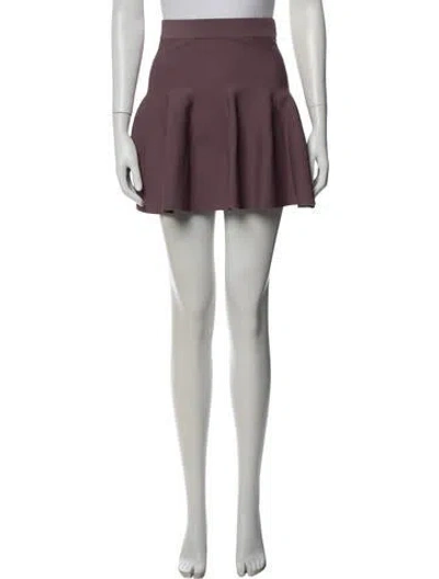 Pre-owned Stella Mccartney Mini Skirt In Purple