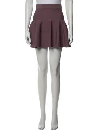 Pre-owned Stella Mccartney Mini Skirt In Purple