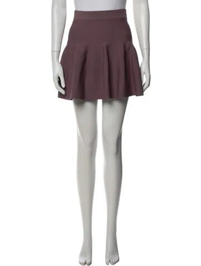 Pre-owned Stella Mccartney Mini Skirt In Purple