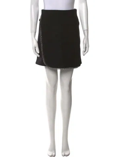 Pre-owned Stella Mccartney Mini Skirt W/ Tags In Black
