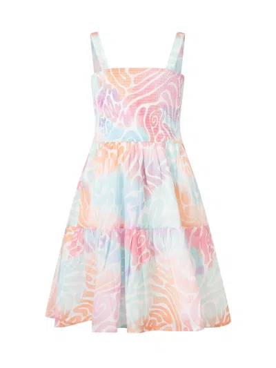 Stella Mccartney Mini Smock Suit With Layered Skirt In Animal Print