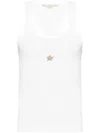 Stella Mccartney Mini Star Tank Top In White