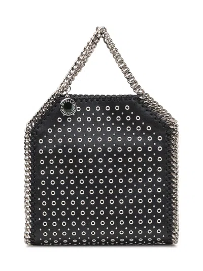 Stella Mccartney Mini Structured Shoulder Bag In Black