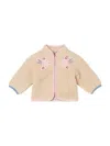 Stella Mccartney Mini Sweatshirt Jacket In Neutral