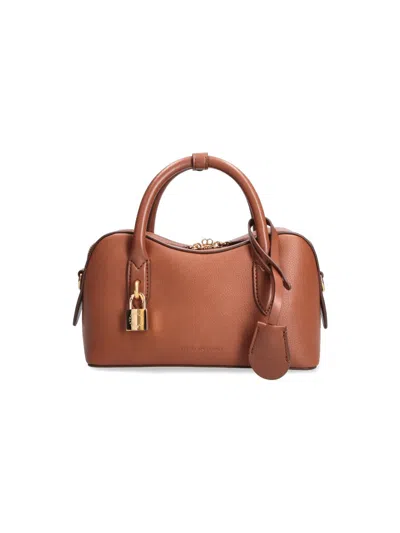 Stella Mccartney Mini Top-handle Satchel Bag In Brown
