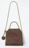 Stella Mccartney Mini Tote Bag In Brown